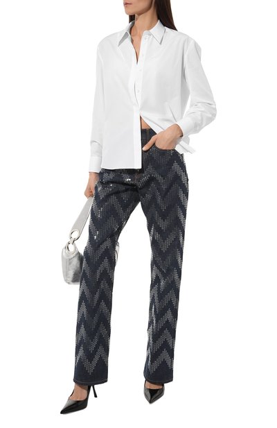 Хлопковая рубашка ALEXANDER MCQUEEN, арт. 767940/QAAAD, фото 2