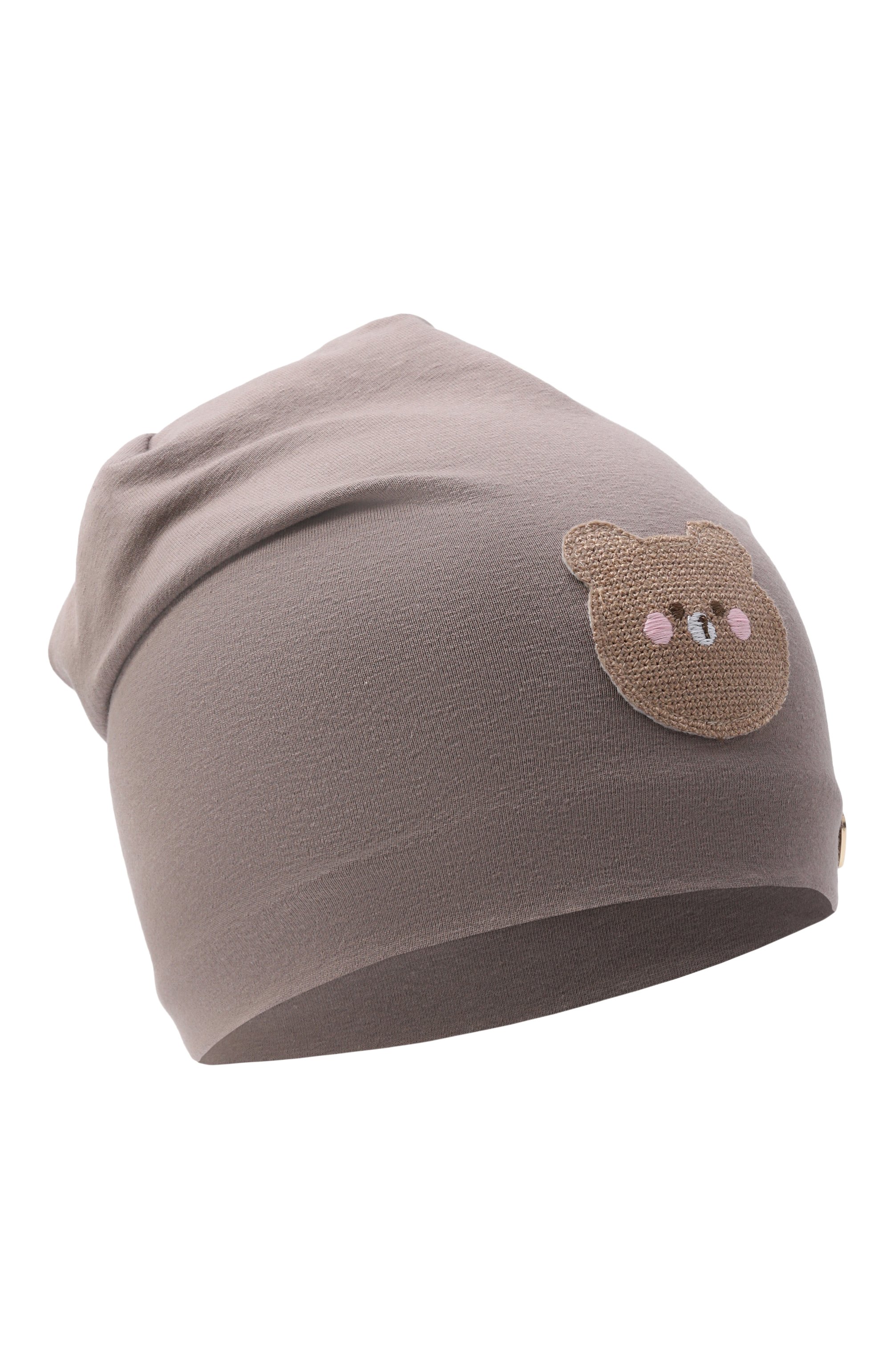 Хлопковая шапка IL TRENINO коричневого цвета по цене 6960 руб., арт. FB-6303, фото 1 Хлопковая шапка IL TRENINO, арт. FB-6303, фото 1