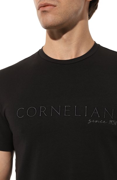 Хлопковая футболка CORNELIANI, арт. 92G578-3825009, фото 5