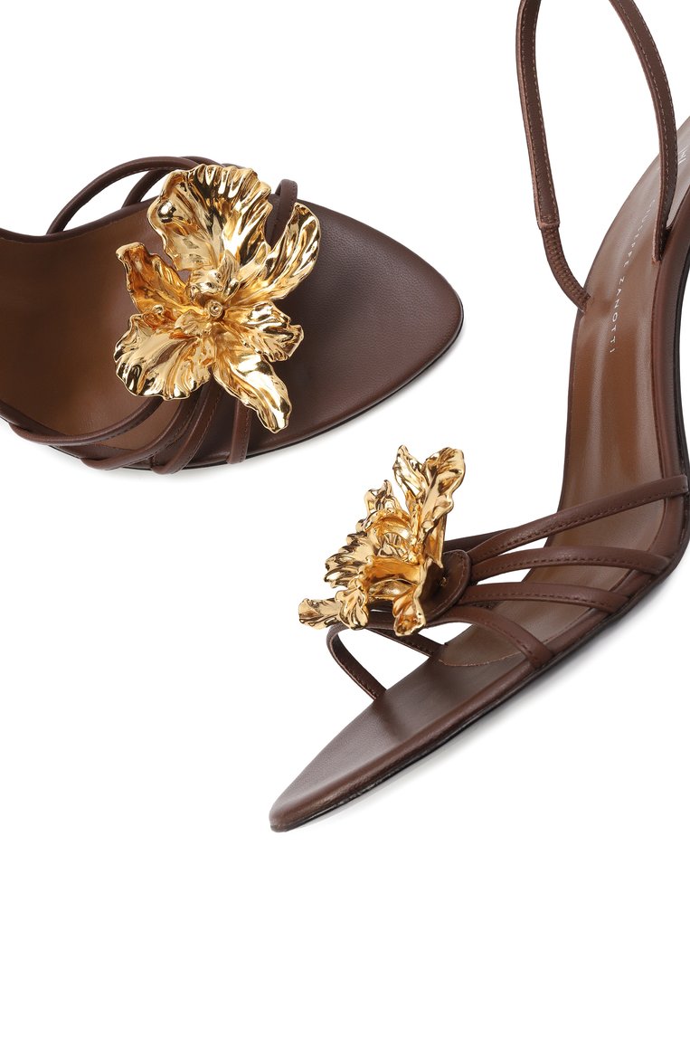 Кожаные босоножки orchid GIUSEPPE ZANOTTI DESIGN, арт. E500064, фото 1