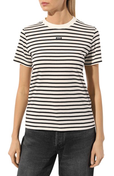 Хлопковая футболка MSGM, арт. 3641MDM97/247111, фото 3