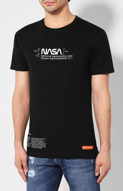 Хлопковая футболка HERON PRESTON, арт. HMAA004F197600181001, фото 3