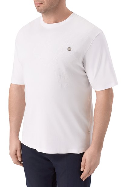 Хлопковая футболка STEFANO RICCI, арт. MNH6105080/LUXT, фото 3