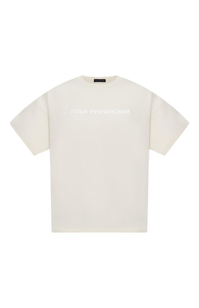 Хлопкова я футболка ГОША РУБЧИНСКИЙ, арт. TSH_0802_IVORY