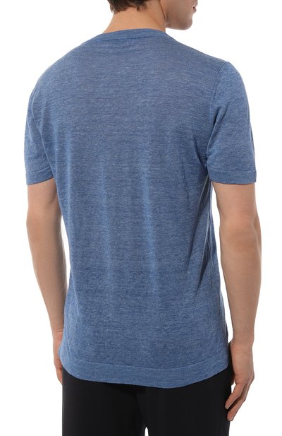 Футболка изо льна и шелка IL BORGO CASHMERE, арт. MS54-735-02G0, фото 4