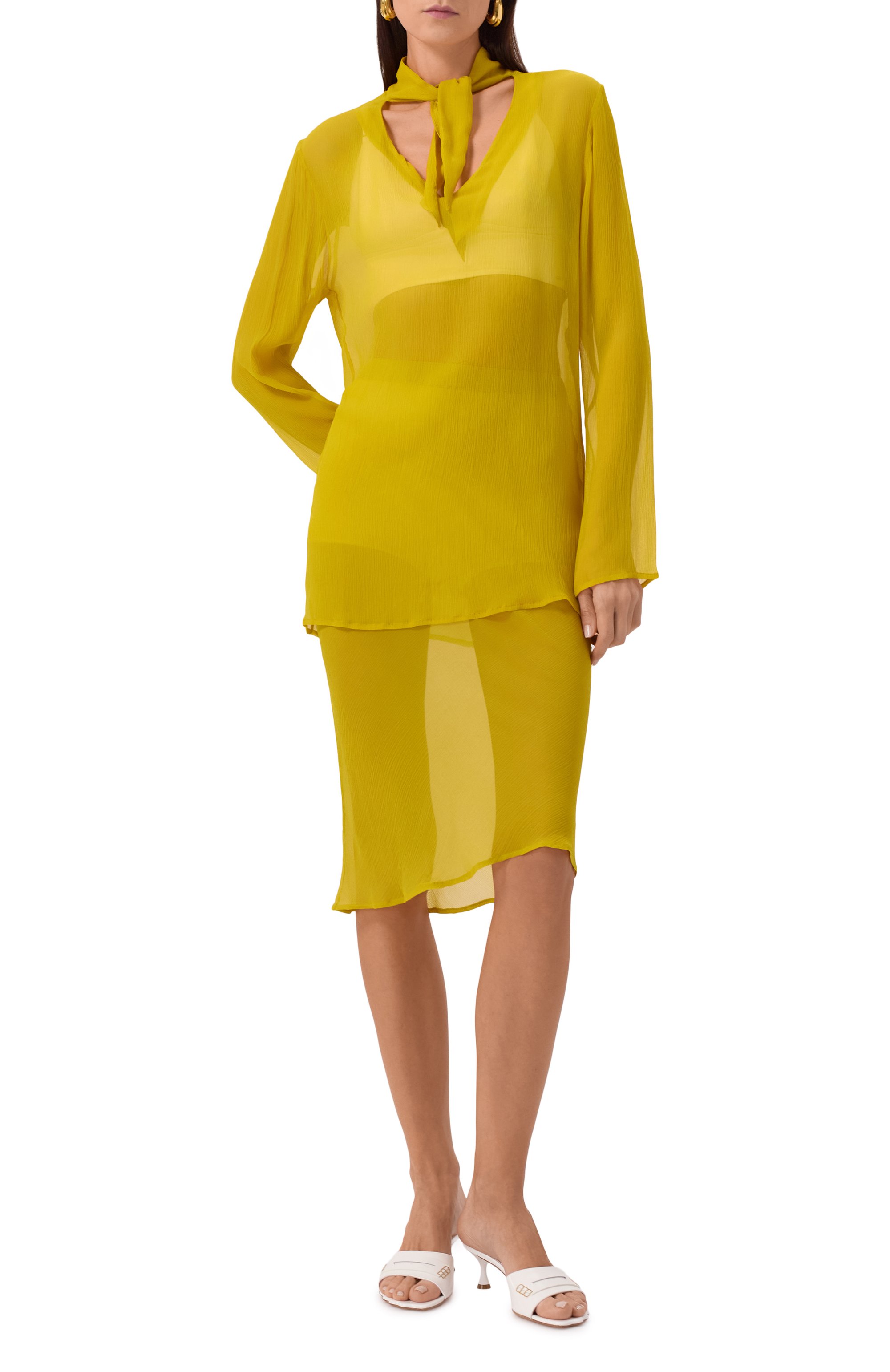 Шелковая блузка ALBUS LUMEN, арт. AL.RT25.001.BL0USE, фото 2