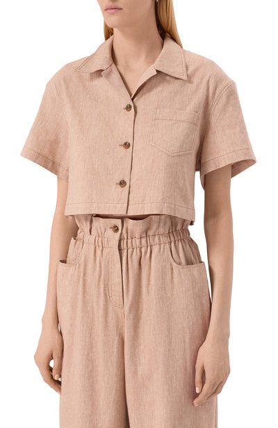 Льняная рубашка EDOMO, арт. B003006SS25, фото 3