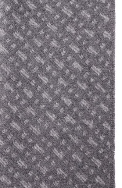 Шерстяной шарф BOSS серого цвета по цене 13600 руб., арт. 50549851, фото 4 Шерстяной шарф BOSS, арт. 50549851, фото 4