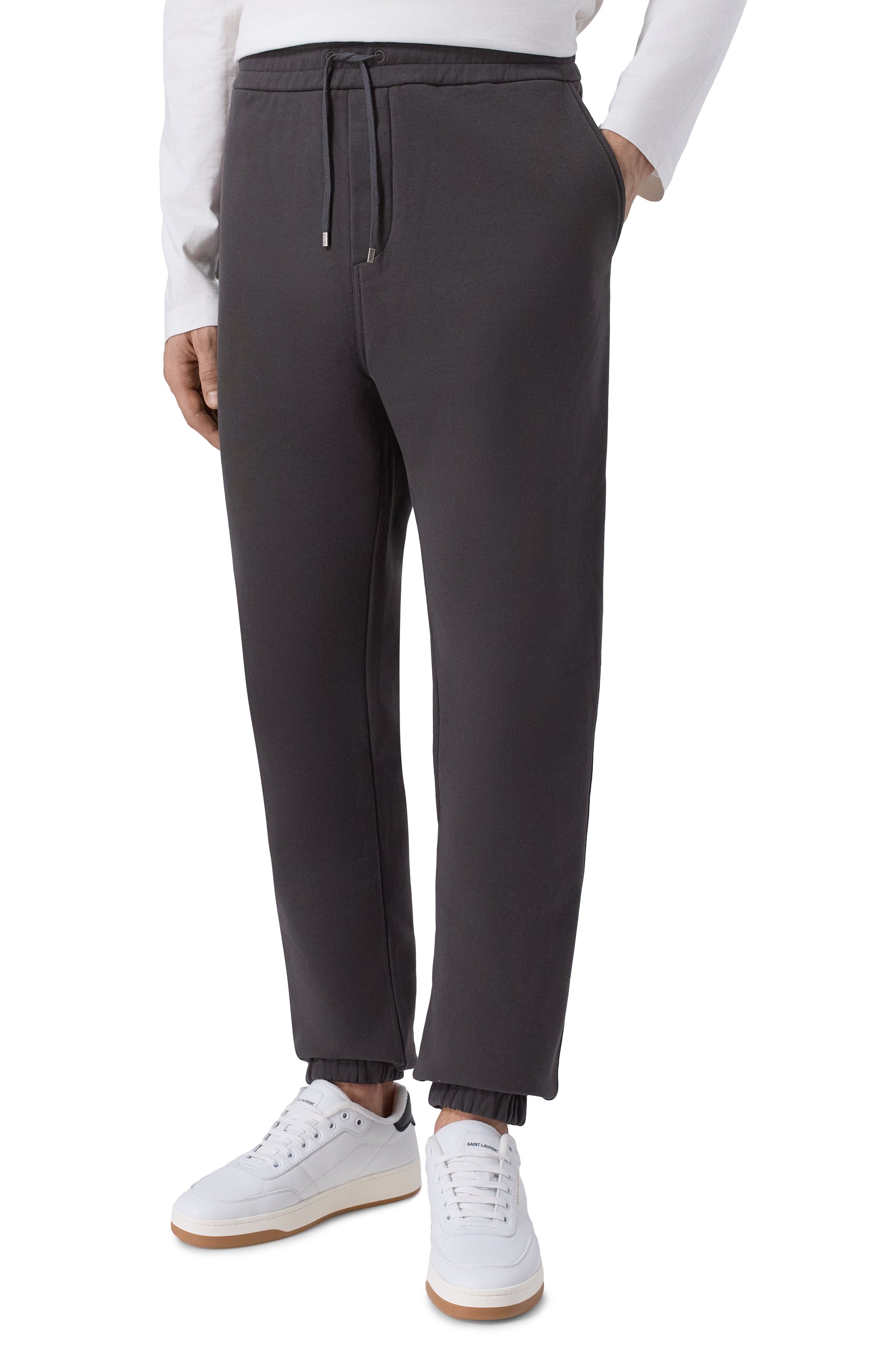 Хлопковые джоггеры SAINT LAURENT, арт. 813788/Y36SW, фото 3