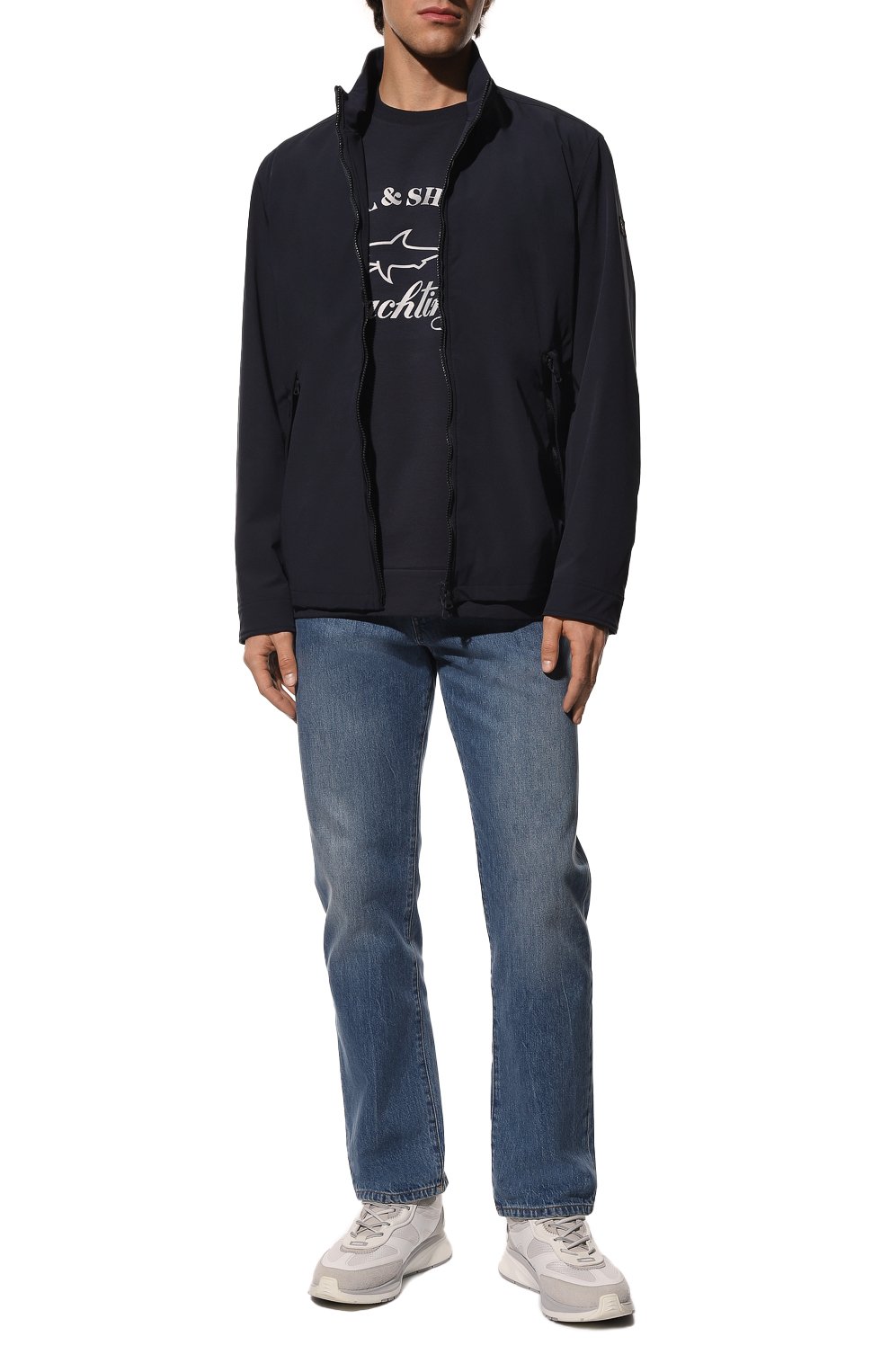 Хлопковый свитшот PAUL&SHARK темно-синего цвета по цене 26450 руб., арт. 11311816, фото 2 Хлопковый свитшот PAUL&SHARK, арт. 11311816, фото 2