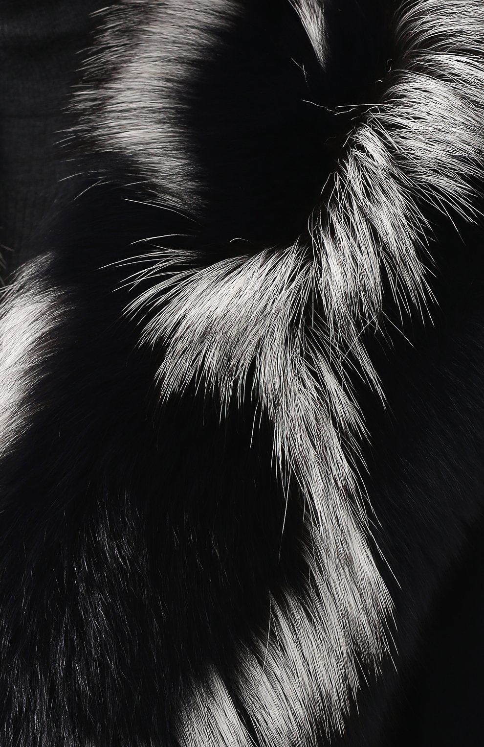 Шерстяное пальто с меховым воротником YVES SALOMON, арт. 9WYM01119CBRD, фото 5