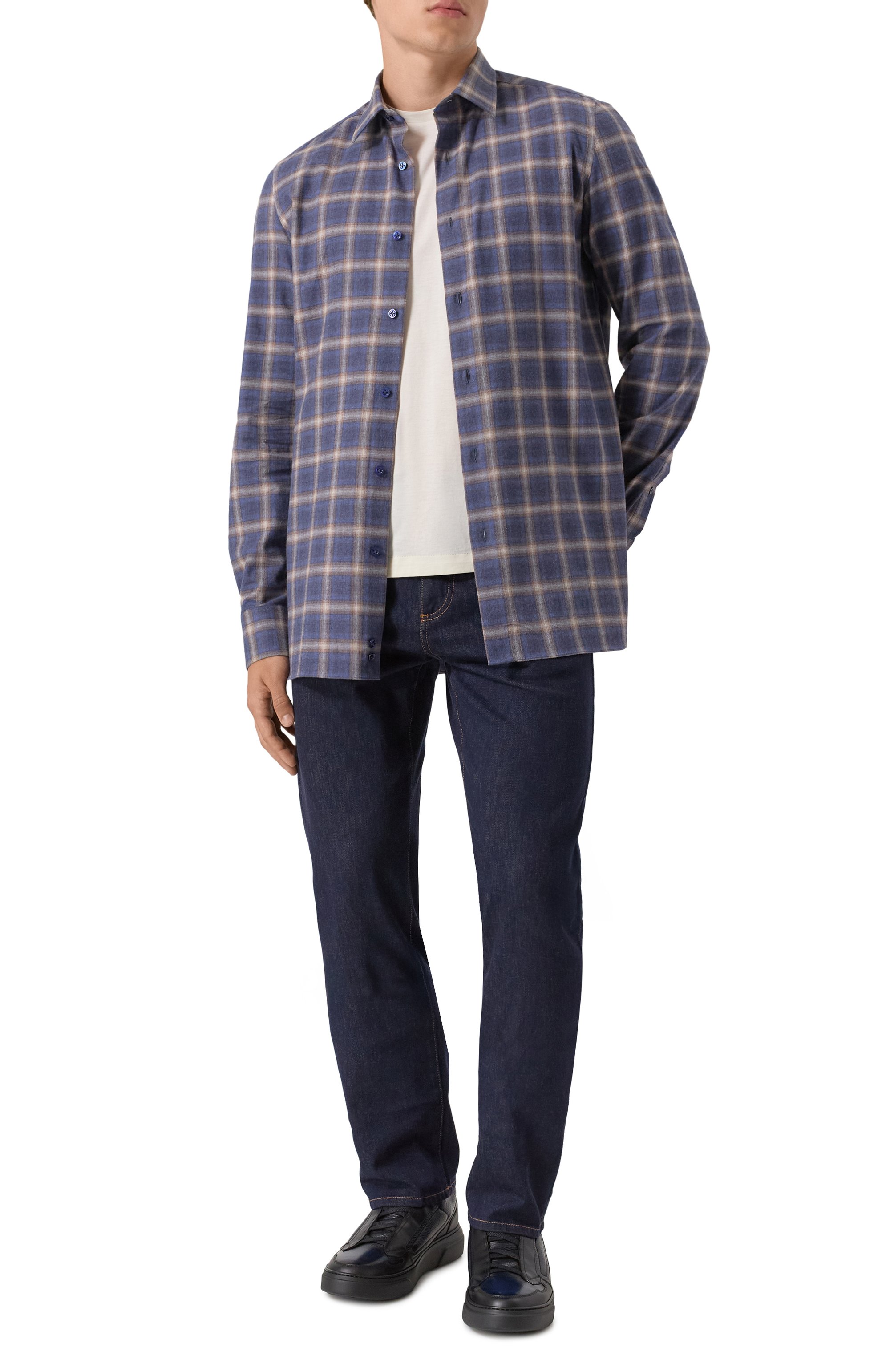 Хлопковая рубашка GIAMPAOLO, арт. 608/TS43305, фото 2