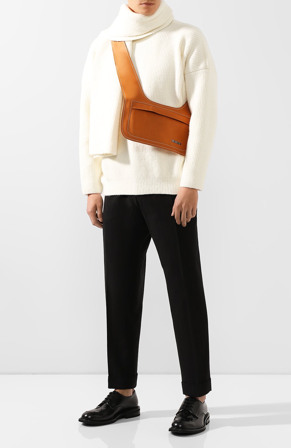 Кожаная сумка le meunier JACQUEMUS коричневого цвета по цене 65050 руб., арт. 196BA03/40850, фото 2 Кожаная сумка le meunier JACQUEMUS, арт. 196BA03/40850, фото 2