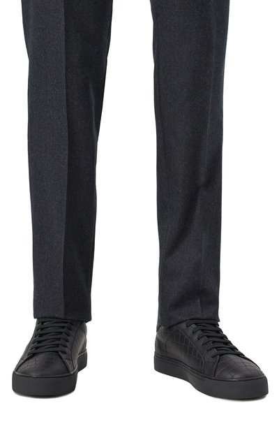 Кожаные кеды essence HIDE AND JACK, арт. EIBKLBLKBLK, фото 3