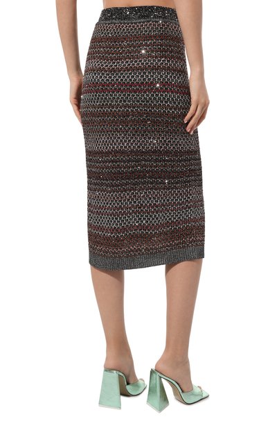 Юбка с отделкой пайетками MISSONI, арт. DS24SH0M/BK033P, фото 4