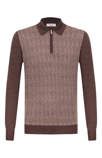 Мужская поло из шерсти и шелка GRAN SASSO, арт. 57137/13126