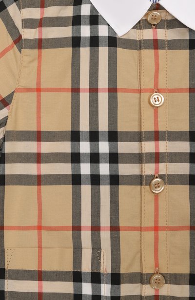 Хлопковый комбинезон BURBERRY, арт. 8119878, фото 3