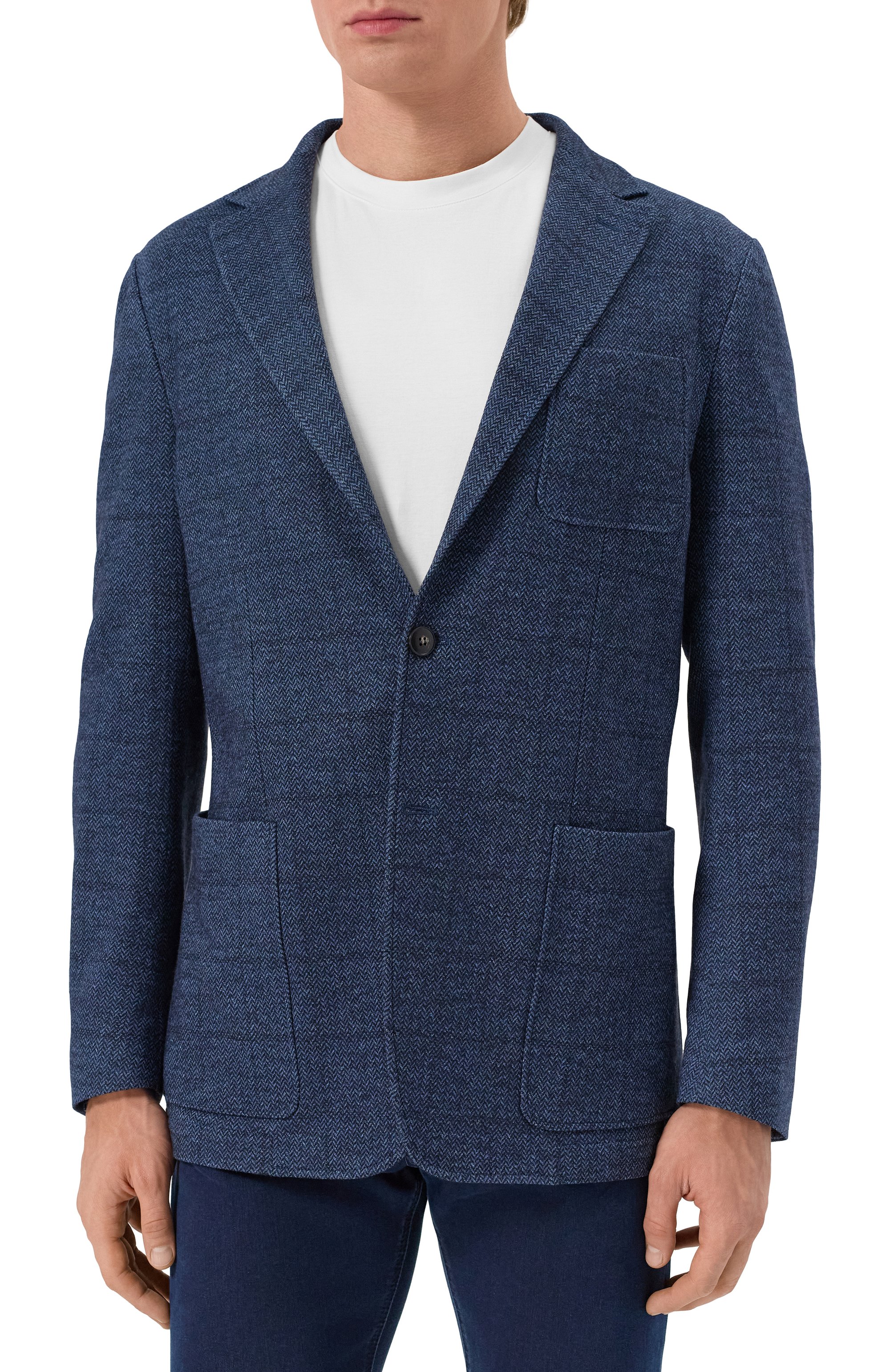 Пиджак из шерсти и хлопка CANALI, арт. J0147/JJ02554, фото 5