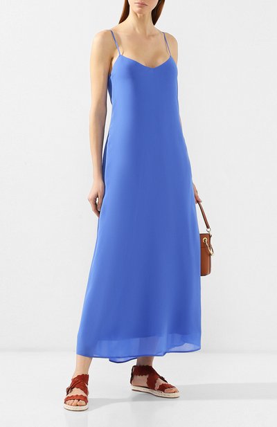 Платье из вискозы POLO RALPH LAUREN голубого цвета по цене 48350 руб., арт. 211746211, фото 2 Платье из вискозы POLO RALPH LAUREN, арт. 211746211, фото 2