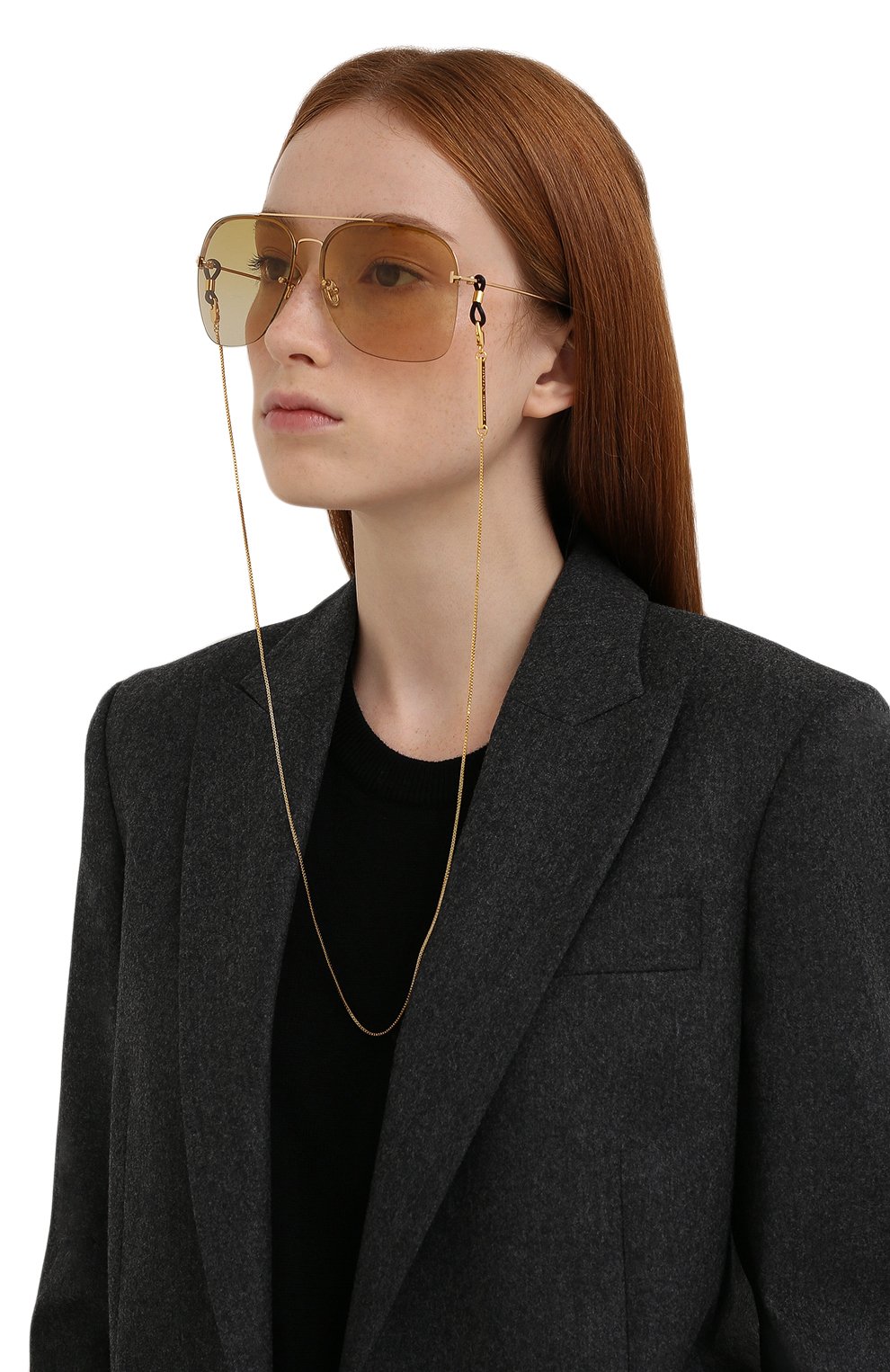 Цепочка для очков FRAME CHAIN, арт. B0XSIE YELL0W G0LD, фото 2
