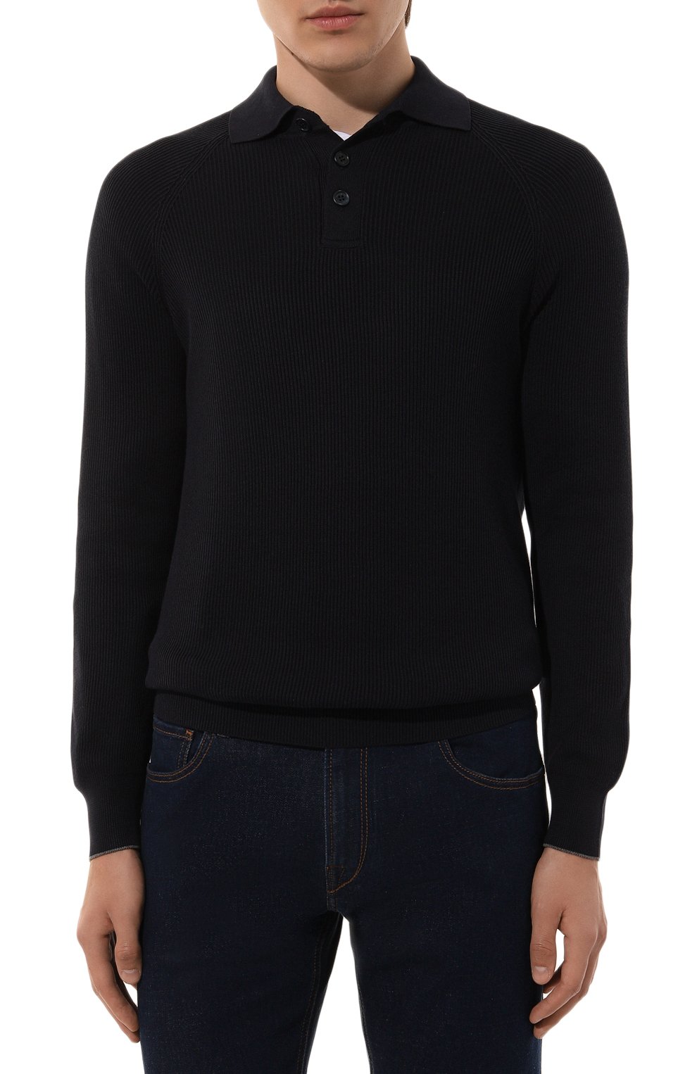 Хлопковое поло BRUNELLO CUCINELLI, арт. M29400105, фото 3