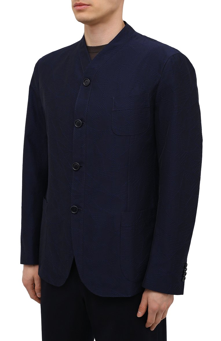 Пиджак из хлопка и вискозы GIORGIO ARMANI, арт. 1SGGG0N7/T02LD, фото 3
