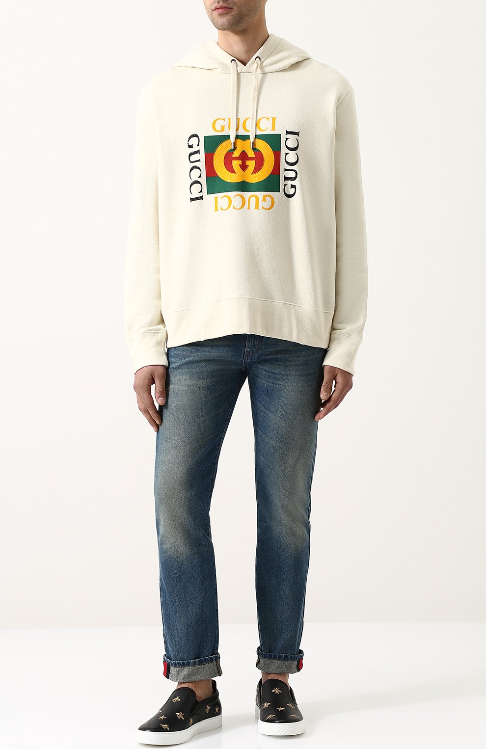 Хлопковое худи  GUCCI, арт. 454585/X5J57, фото 2