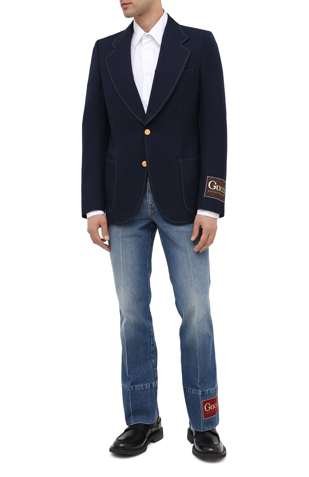 Хлопковый пиджак GUCCI, арт. 625827/ZAEA2, фото 2