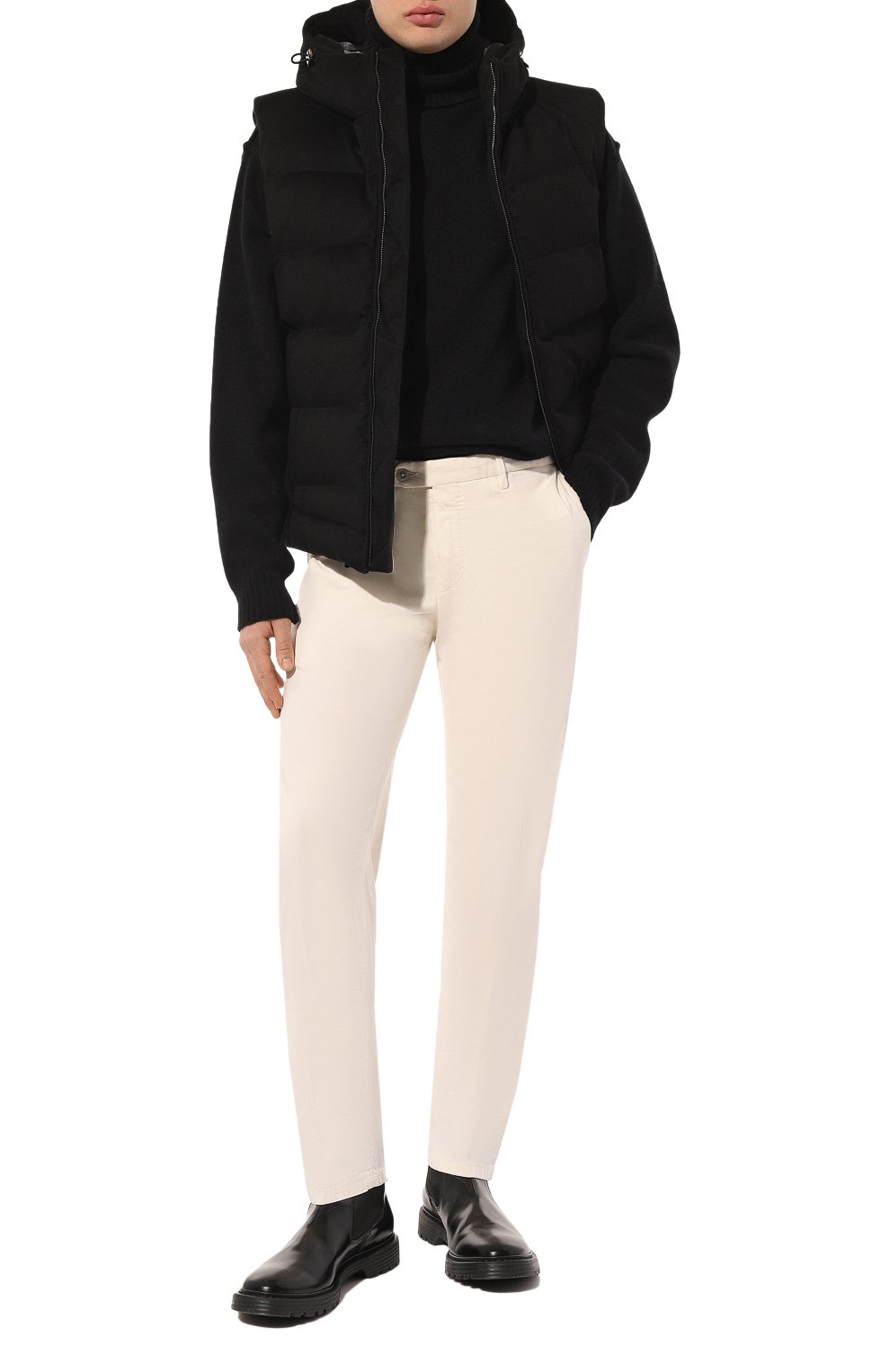 Брюки из хлопка и шелка MARCO PESCAROLO, арт. SLIM80/4900, фото 2