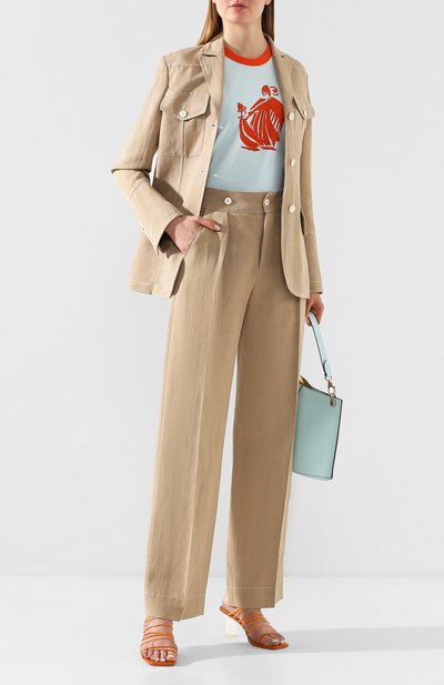 Хлопковая футболка LANVIN, арт. RW-T0665J-JR01-P20, фото 2
