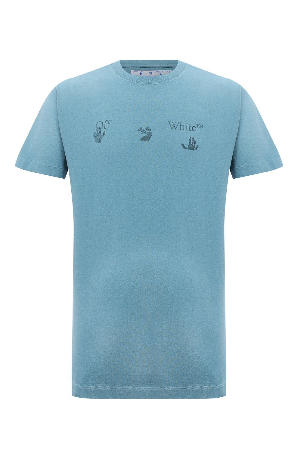 Хлопковая футболка OFF-WHITE, арт. 0MAA027F20FAB0014310, фото 1