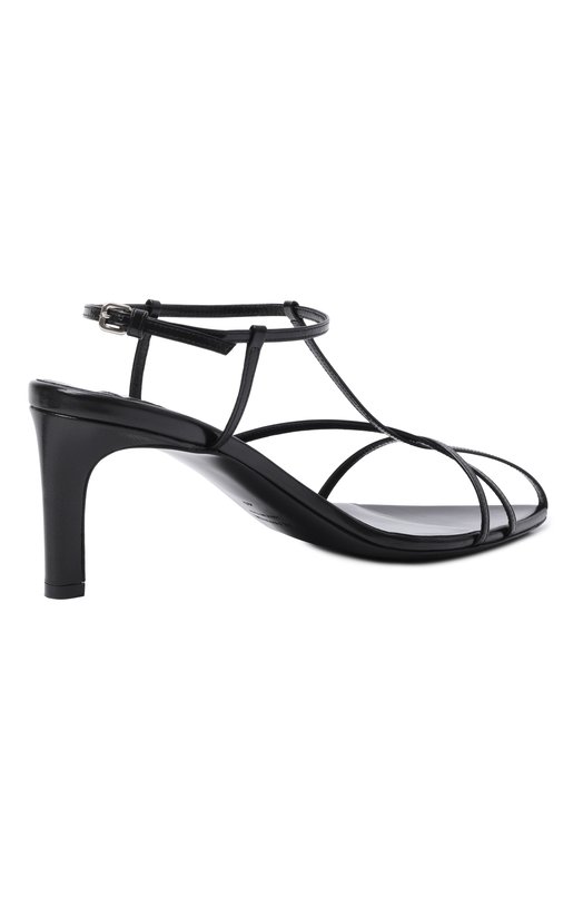 Кожаные босоножки Cage Jil Sander J15WL0062/P6519 Чёрный  J15WL0062/P6519 Фото 5