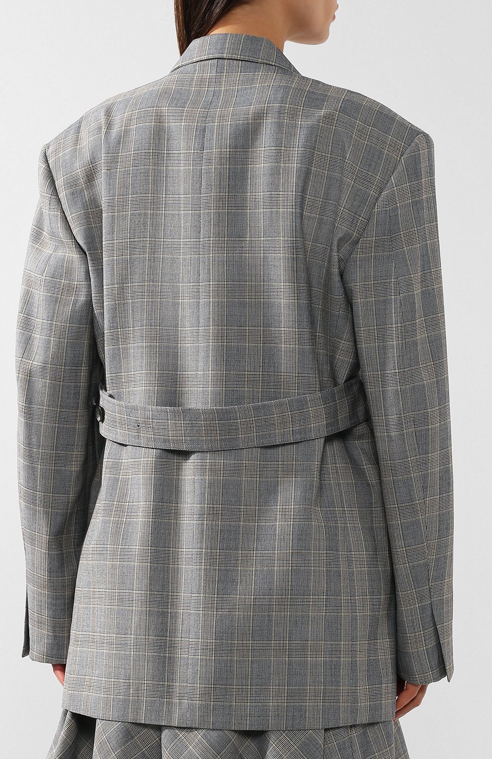 Шерстяной жакет свободного кроя CELINE, арт. 25V30930B, фото 4