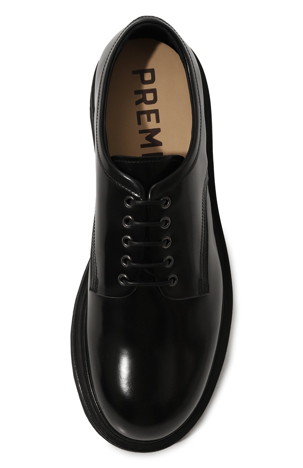 Кожаные дерби PREMIATA черного цвета по цене 58000 руб., арт. 32220/TRENDY, фото 6 Кожаные дерби PREMIATA, арт. 32220/TRENDY, фото 6