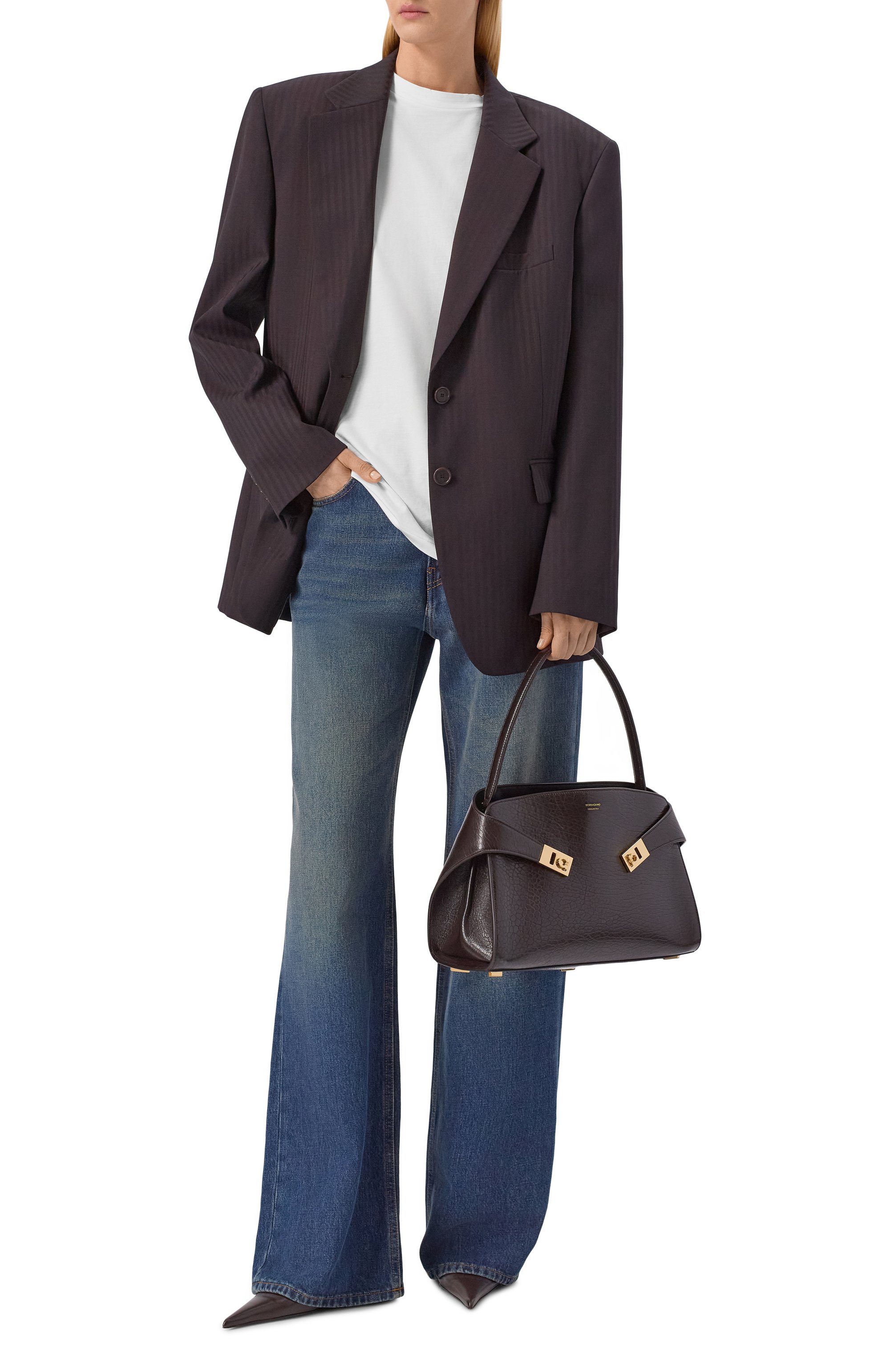 Сумка hug soft medium FERRAGAMO, арт. 219816/787834, фото 7