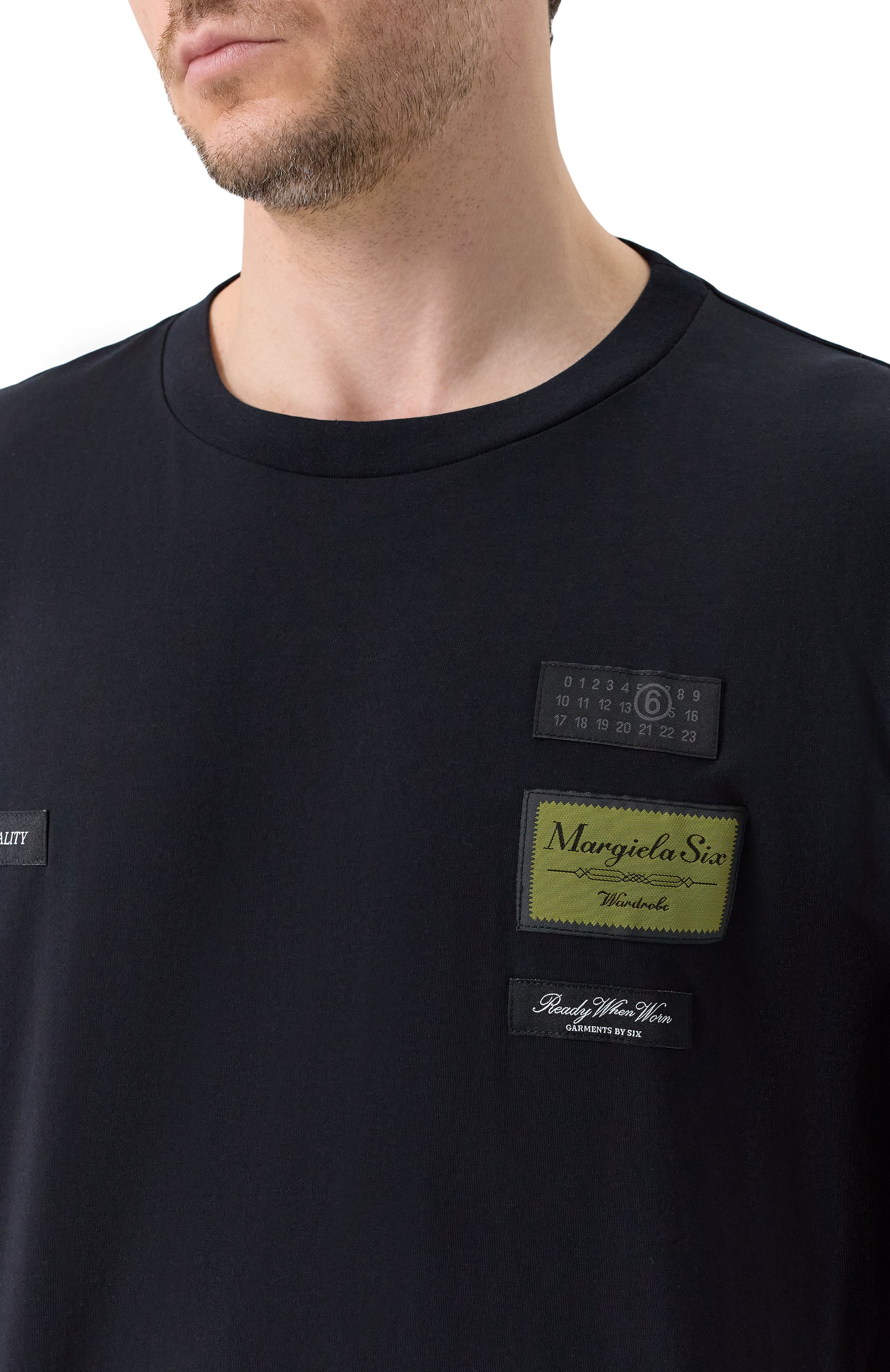 Хлопковый лонгслив MM6, арт. SH0NH0023/M20170, фото 5