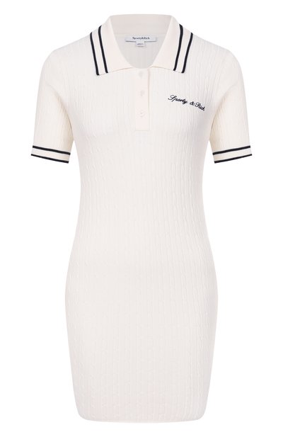Женское платье из вискозы SPORTY AND RICH, арт. DR01175326WH082