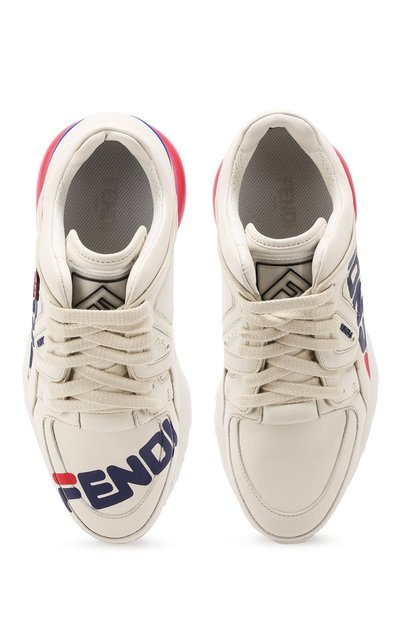 Кожаные кроссовки FENDI, арт. 8E6833 A62E, фото 5