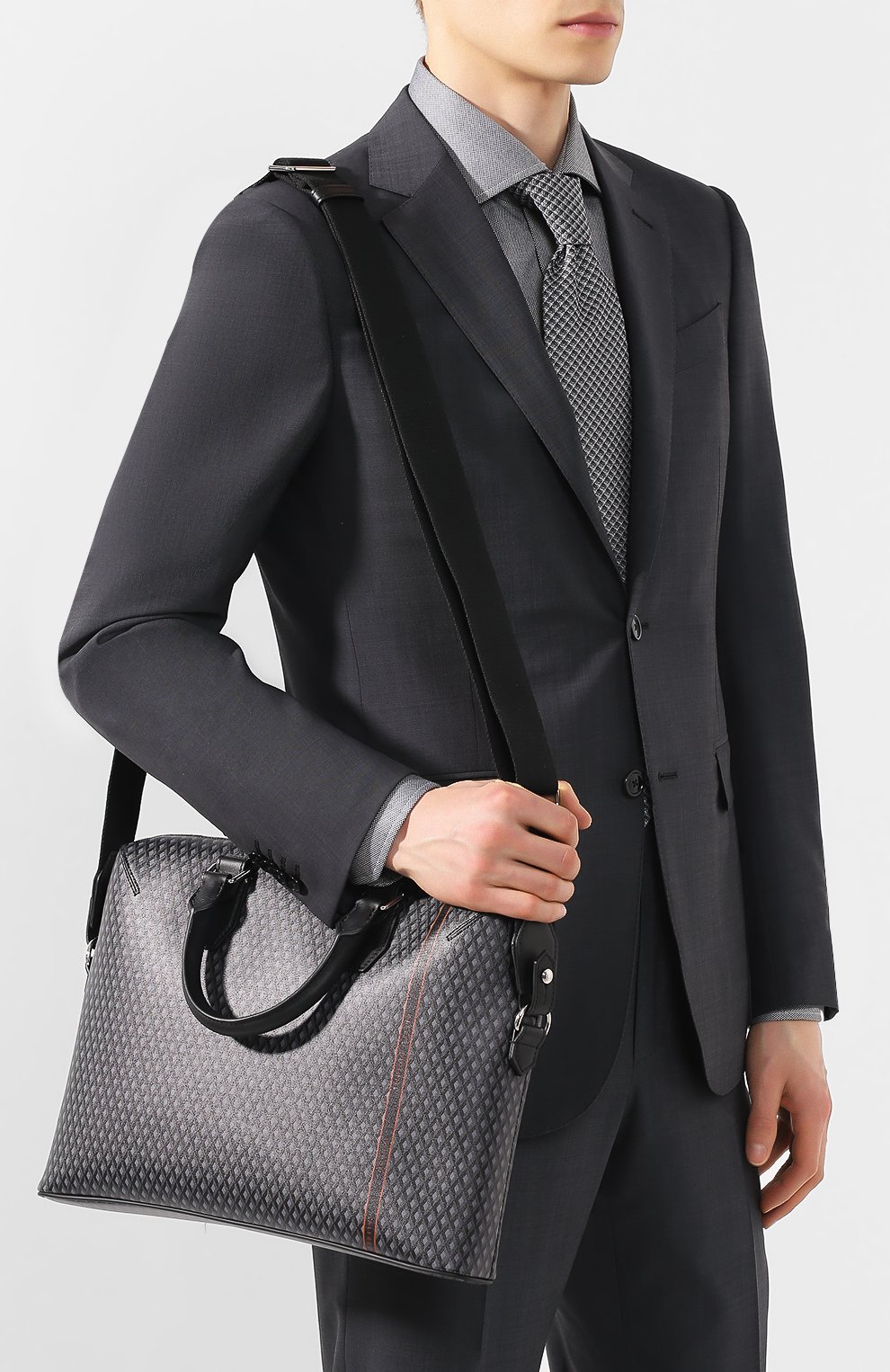 Кожаная сумка для ноутбука DUNHILL, арт. DU19R330BCC, фото 5