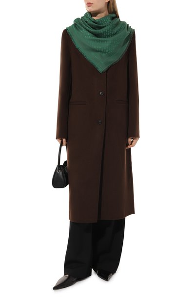 Шаль BOSS зеленого цвета по цене 10550 руб., арт. 50502686, фото 3 Шаль BOSS, арт. 50502686, фото 3