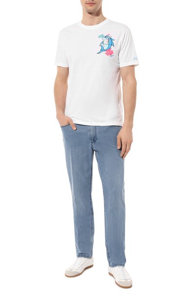 Хлопковая футболка crypto puppets x mc2 saint barth MC2 SAINT BARTH, арт. STBM/P0RT0FIN0/06500D, фото 2