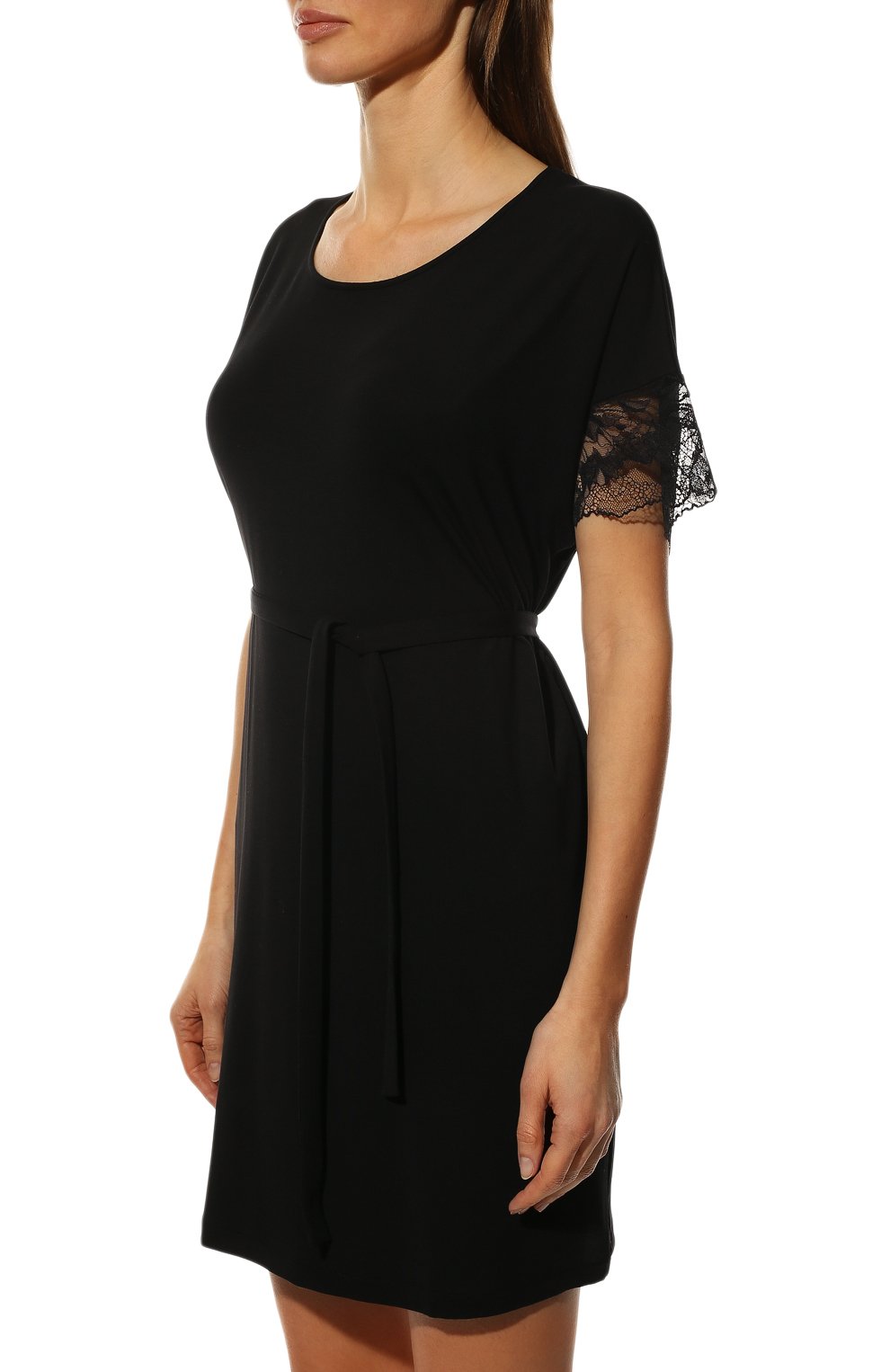 Сорочка LA PERLA черного цвета по цене 38950 руб., арт. 0046280, фото 3 Сорочка LA PERLA, арт. 0046280, фото 3