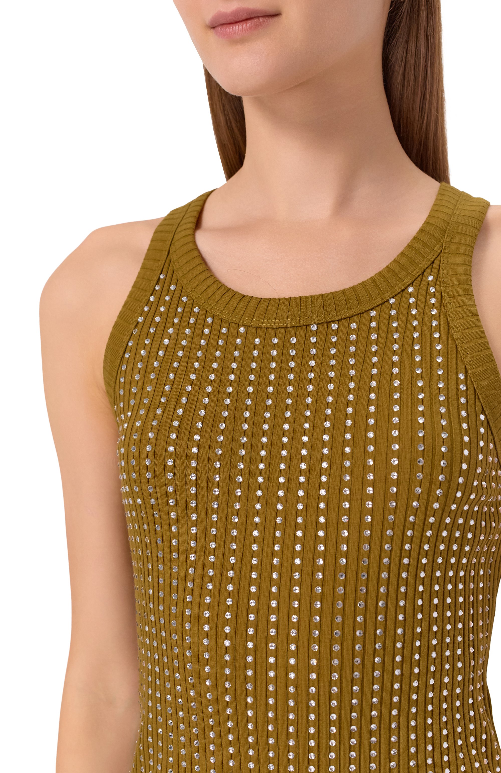 Хлопковое платье THE ATTICO, арт. 251WCW00206/JJJ051TR, фото 5