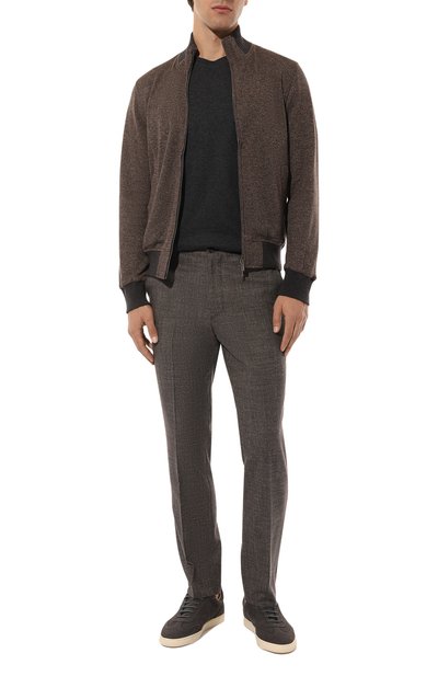 Брюки из хлопка и шерсти CORNELIANI, арт. 924L25-3817340, фото 2