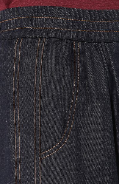 Хлопковые шорты BRUNELLO CUCINELLI темно-синего цвета по цене 99500 руб., арт. M0F28P5453, фото 5 Хлопковые шорты BRUNELLO CUCINELLI, арт. M0F28P5453, фото 5