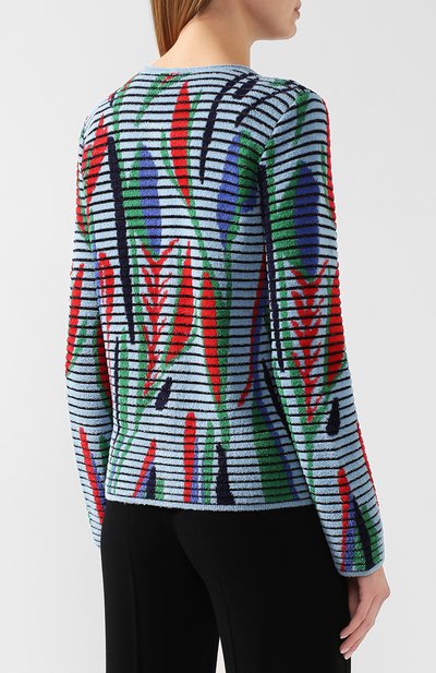 Жакет из вискозы GIORGIO ARMANI разноцветного цвета по цене 218500 руб., арт. 6GAGA3/AMA3Z, фото 4 Жакет из вискозы GIORGIO ARMANI, арт. 6GAGA3/AMA3Z, фото 4
