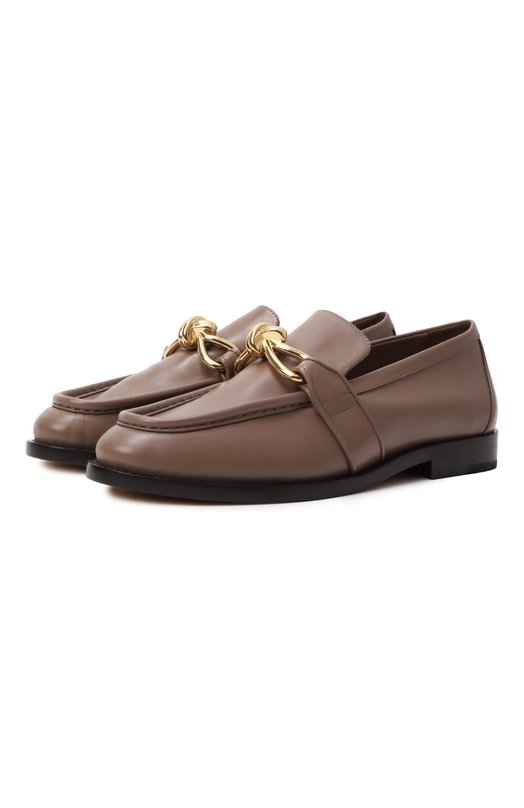 фото Кожаные лоферы astaire bottega veneta