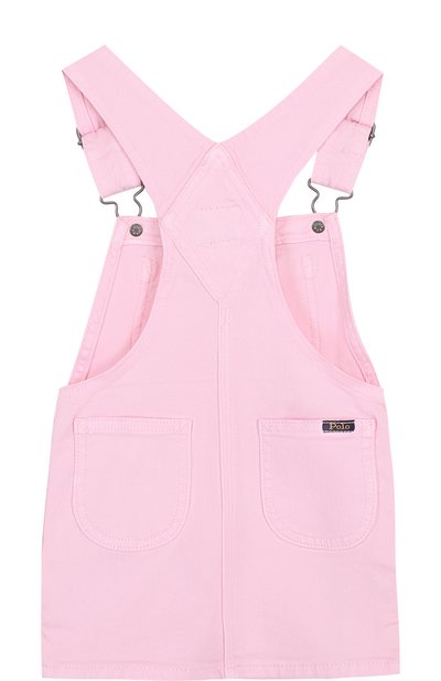 Джинсовый комбинезон из мини-юбки POLO RALPH LAUREN розового цвета по цене 10700 руб., арт. 311689945, фото 2 Джинсовый комбинезон из мини-юбки POLO RALPH LAUREN, арт. 311689945, фото 2