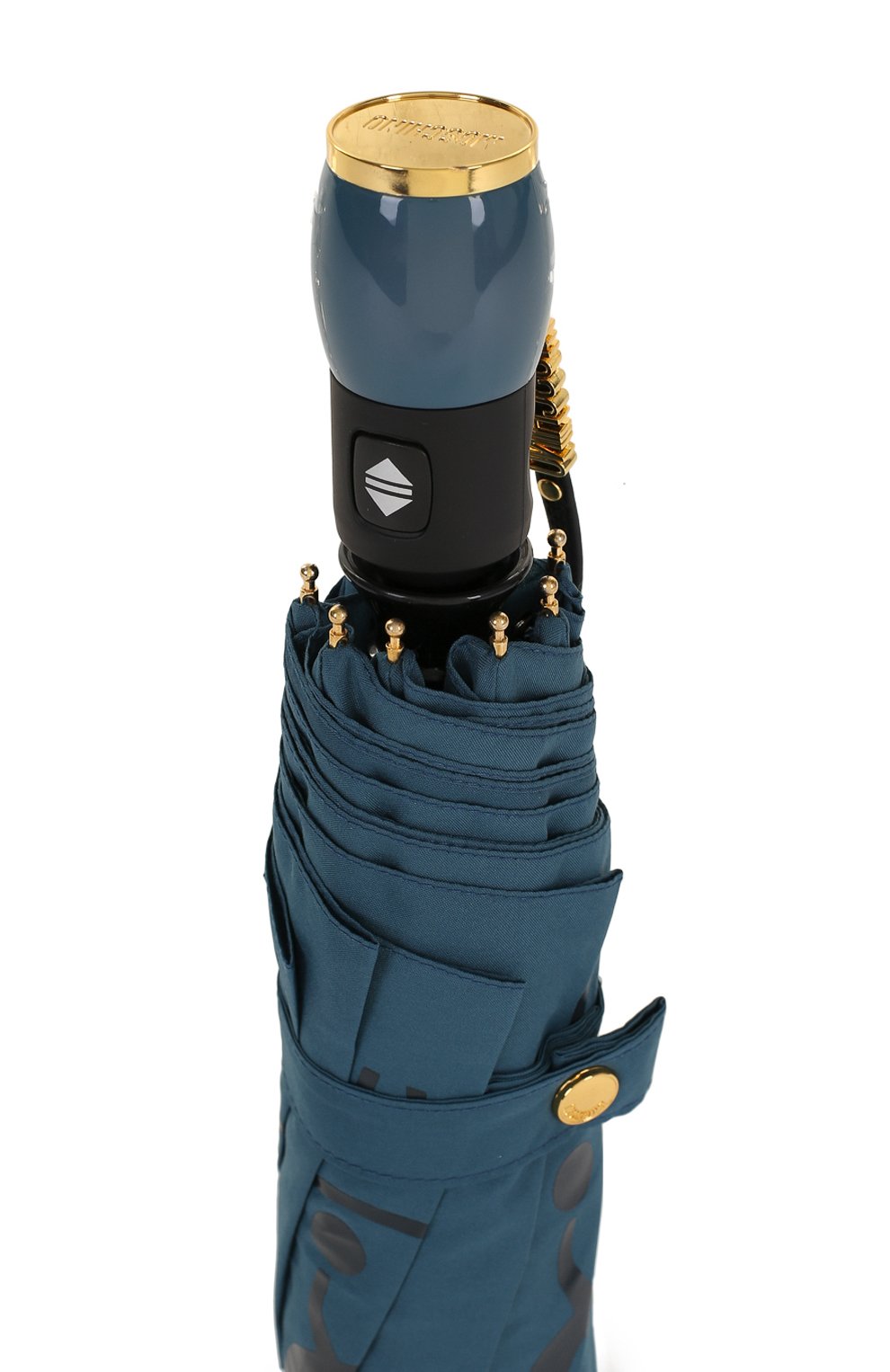 Складной зонт с принтом MOSCHINO синего цвета по цене 10550 руб., арт. 8010-0PENCL0SE, фото 5 Складной зонт с принтом MOSCHINO, арт. 8010-0PENCL0SE, фото 5