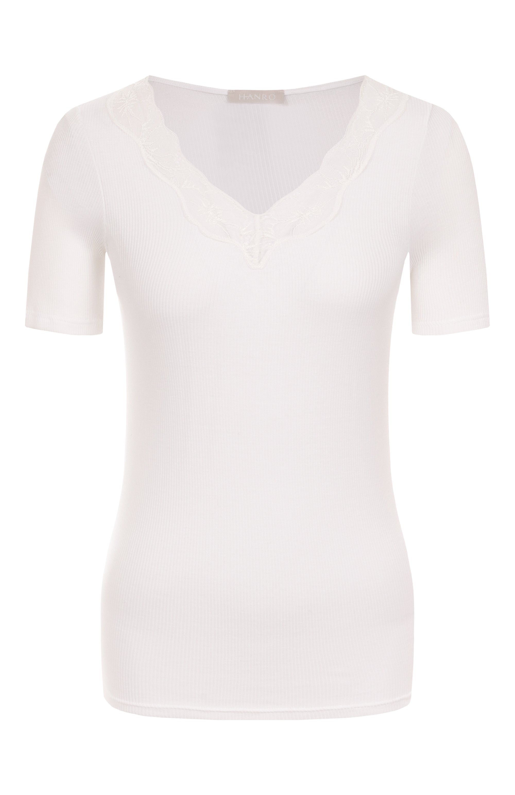 Хлопковая футболка HANRO, арт. 071376, фото 1